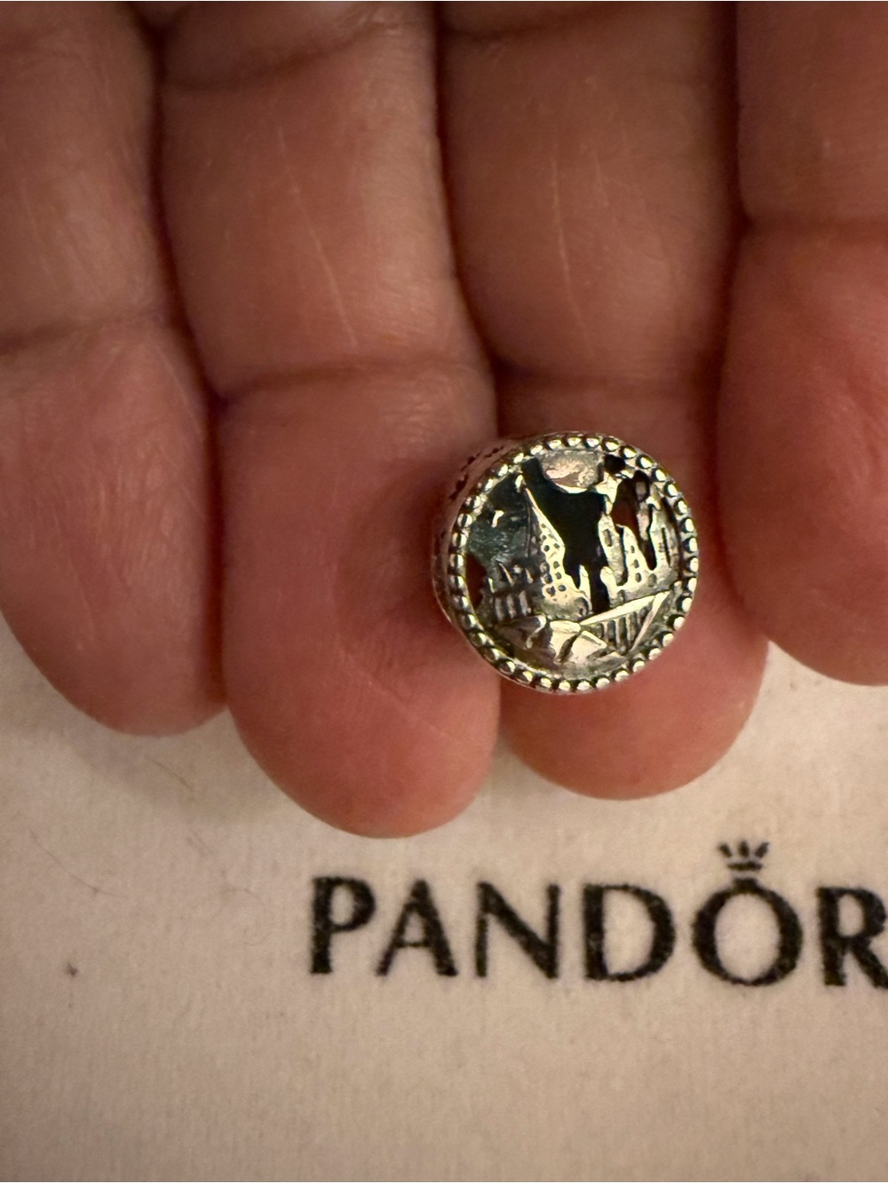 Pandora Silver Cat Village Charm - Silver